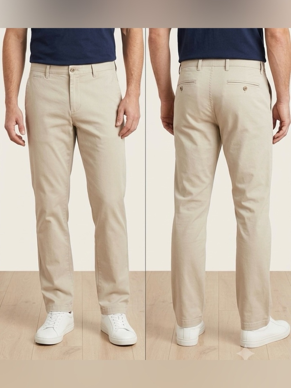 Dockers Men's Khaki Straight Fit- Light Tan